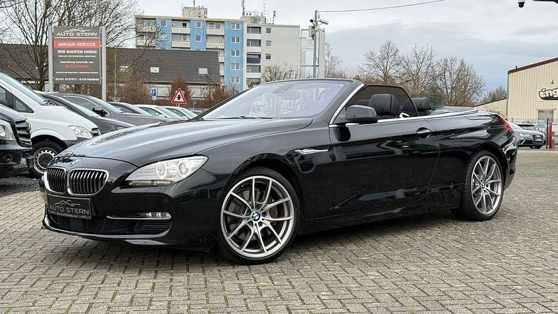 Schwarz Gebraucht 2012 BMW 640 Cabriolet Sport Line Cabrio | 28.950 € (Teuer) - Bild 1/4