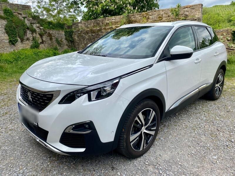 Weiß Gebraucht 2018 Peugeot 3008 Allure SUV | 15.490 € (Fairer Preis) - Bild 1/4