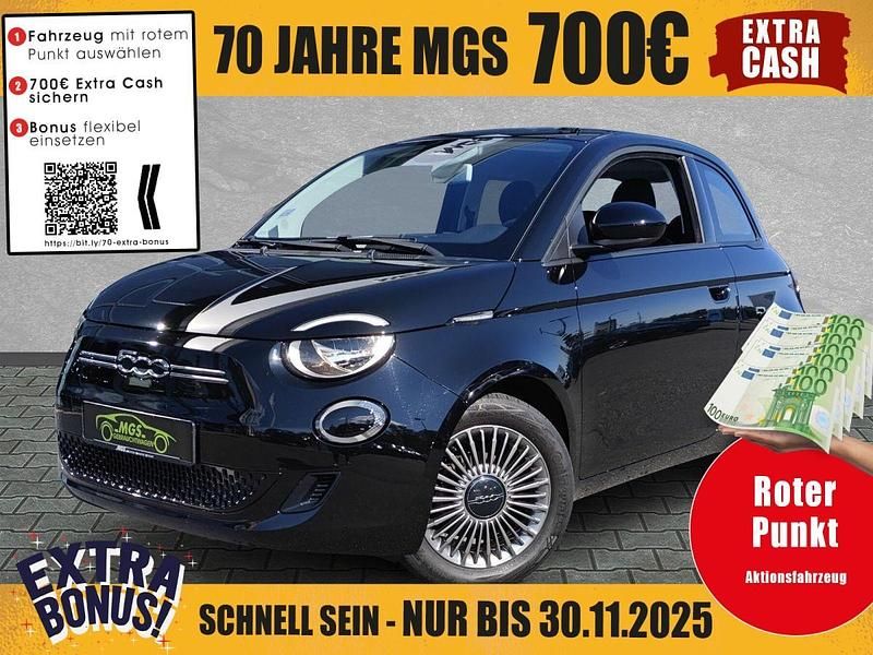 Onyx schwarz Gebraucht 2021 Fiat 500e Action Kleinwagen | 11.990 € (Fairer Preis) - Bild 1/4