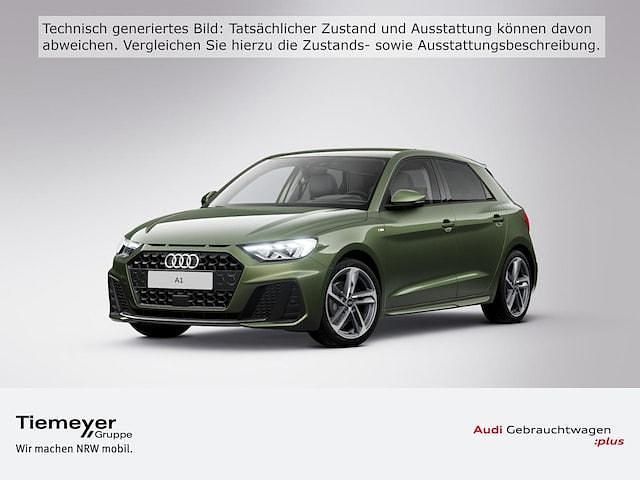 Distriktgrün metallic Gebraucht 2025 Audi A1 Sportback S-Line Kleinwagen | 28.290 € (Fairer Preis) - Bild 1/4