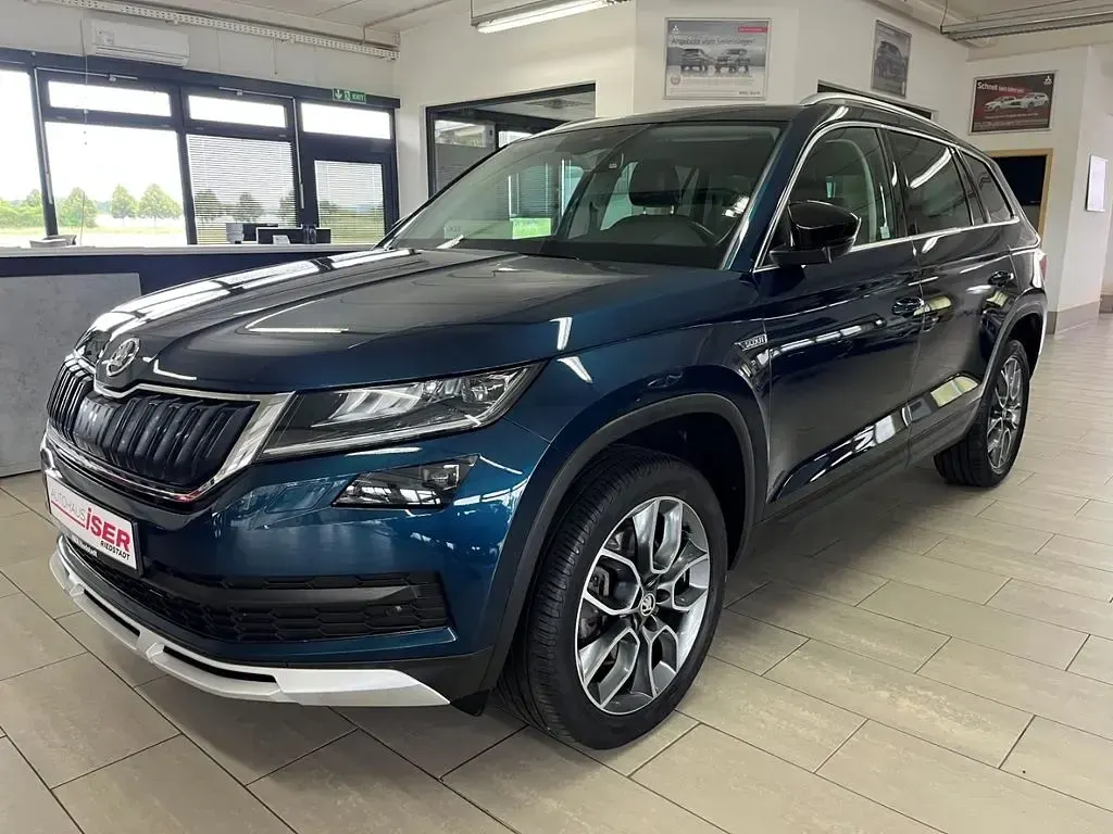 Gebraucht Skoda Kodiaq Scout 4x4 190 PS (139 kW) 2019 Blau SUV