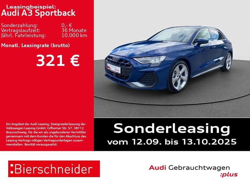 Ascariblau Gebraucht 2025 Audi A3 S-Line Limousine | 37.950 € - Bild 1/3