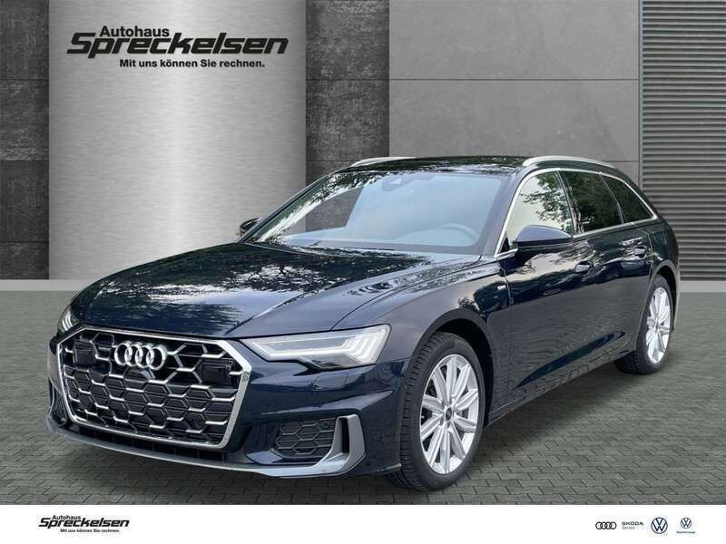 Firmamentblau metallic Gebraucht 2024 Audi A6 S-Line Kombi | 66.990 € - Bild 1/4