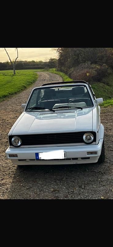 Weiß Gebraucht 1986 VW Golf Cabriolet Cabrio | 8.900 € - Bild 1/4
