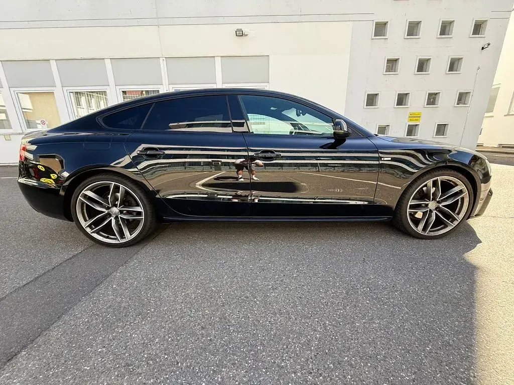 Gebraucht Audi A5 Sportback S-Line 190 PS (139 kW) 2016 Schwarz Kleinwagen