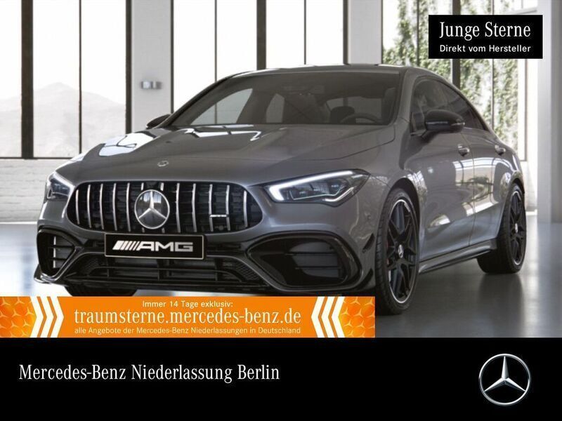 Grau Gebraucht 2022 Mercedes CLA45 AMG AMG Limousine | 54.890 € (Fairer Preis) - Bild 1/3