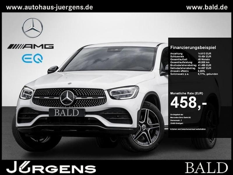 Unilack polarweiß Gebraucht 2022 Mercedes GLC300e AMG Coupé | 48.710 € (Fairer Preis) - Bild 1/4