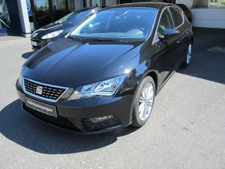 Mitternachtsschwarz Gebraucht 2018 Seat Leon XCELLENCE Limousine | 14.990 € (Etwas zu teuer) - Bild 1/4