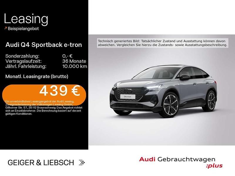 Kieselgrau Gebraucht 2025 Audi Q4 e-tron S-Line SUV | 48.999 € - Bild 1/4