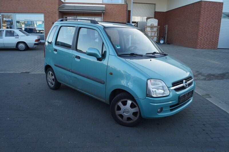 Grün Gebraucht 2003 Opel Agila Comfort Kleinwagen | 999 € (Fairer Preis) - Bild 1/4