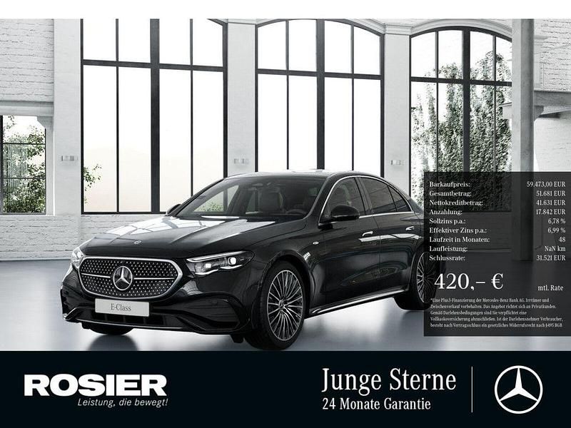 Gebraucht Mercedes E300 Advanced Plus 204 PS (150 kW) 2025 Schwarz / obsidianschwarz Limousine
