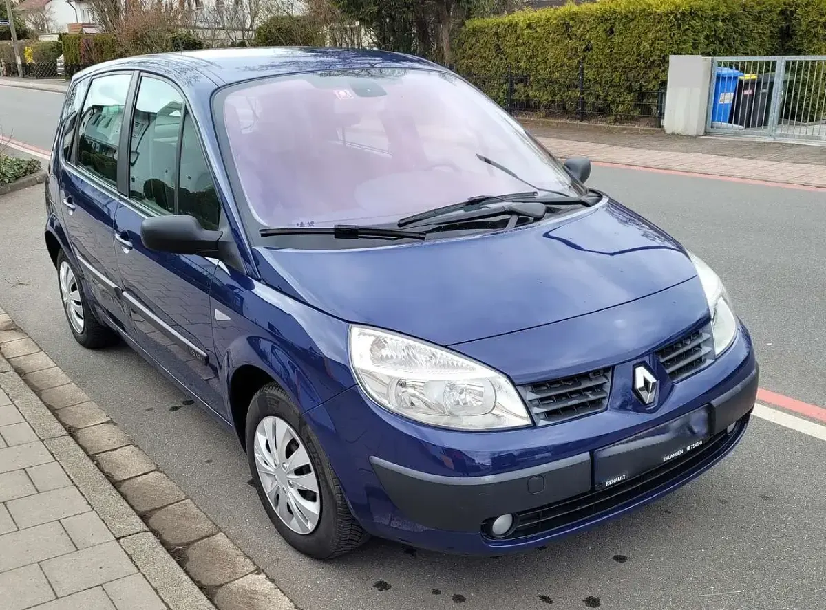Gebraucht Renault Scénic II Avantage 113 PS (83 kW) 2005 Blau Van / Kleinbus