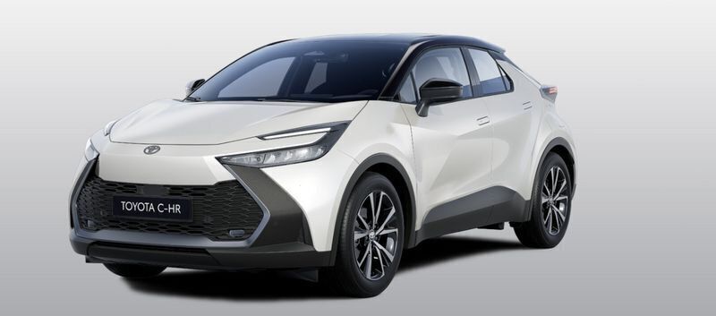 2mq schneeweiß/ dach schwarz Neu 2025 Toyota C-HR SUV | 36.469 € (Guter Preis) - Bild 1/4