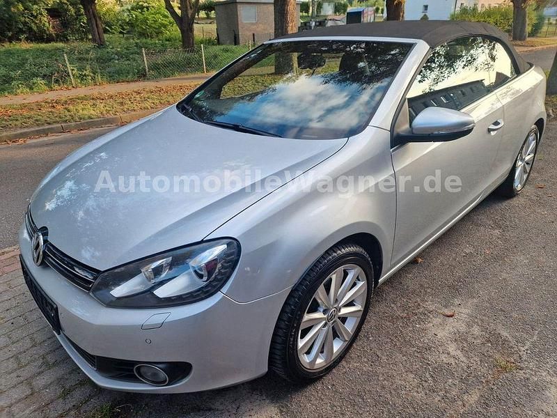 Silber Gebraucht 2012 VW Golf Cabriolet Cabrio | 9.870 € (Fairer Preis) - Bild 1/4
