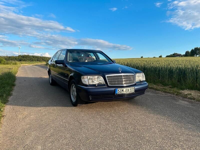 Blau Gebraucht 1998 Mercedes S320 Limousine | 11.000 € - Bild 1/4