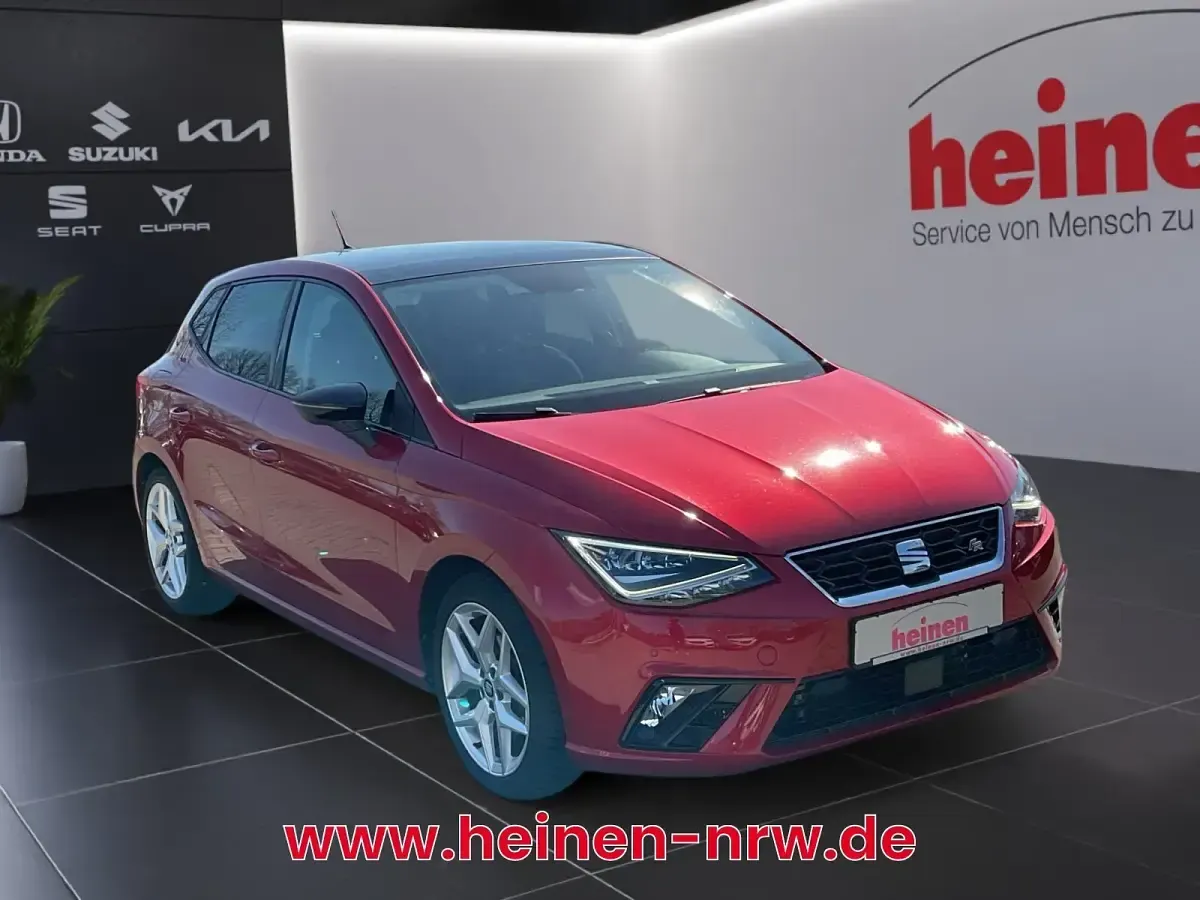 Usata Seat Ibiza Beats 116 CV (85 kW) 2018 Rosso Utilitaria