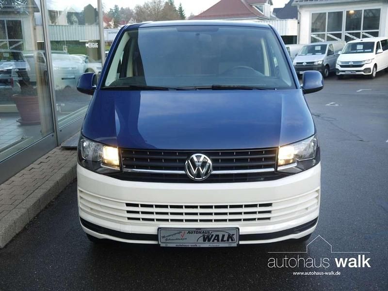 Deep ocean blue Gebraucht 2017 VW Transporter Van | 27.980 € - Bild 1/4