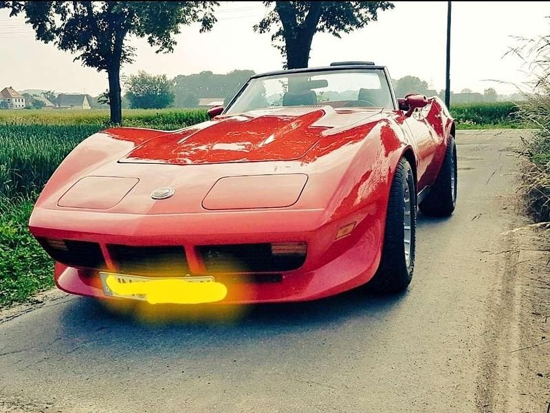 Rot Gebraucht 1973 Corvette C3 Cabrio | 36.999 € - Bild 1/4