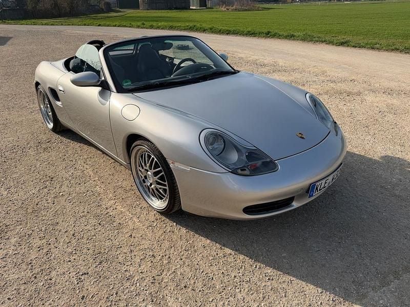 Gebraucht Porsche Boxster 220 PS (161 kW) 2000 Silber Cabrio