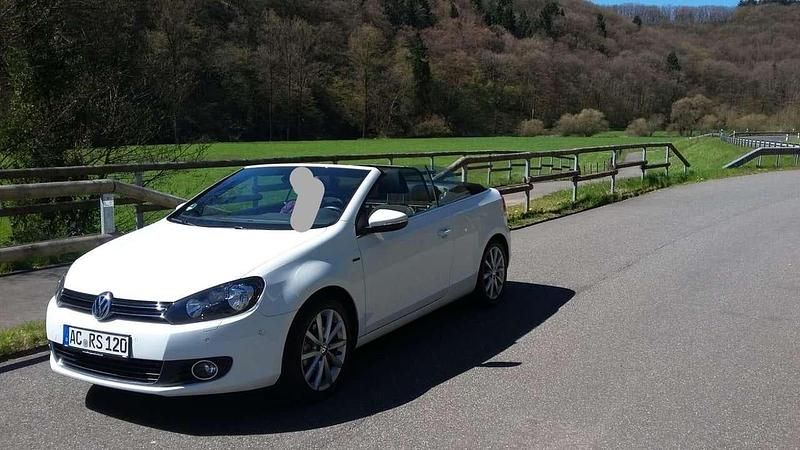 Gebraucht VW Golf Cabriolet LOUNGE 105 PS (77 kW) 2015 Weiß Cabrio