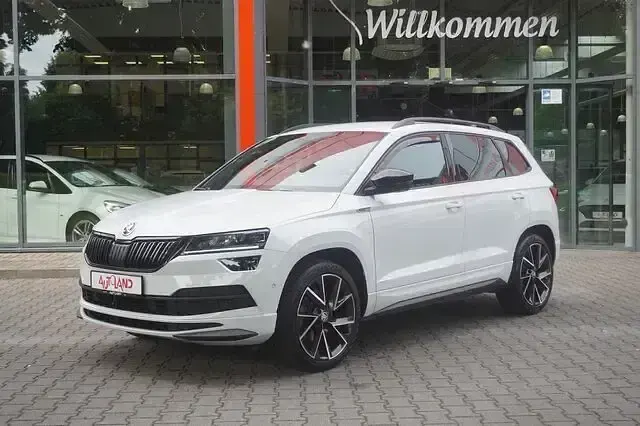 Gebraucht Skoda Karoq SportLine 190 PS (139 kW) 2020 Weiß SUV