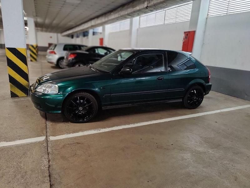 Gebraucht Honda Civic LS 75 PS (55 kW) 2000 Grün Limousine