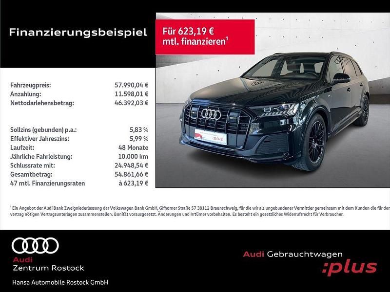 Gebraucht Audi Q7 Ambiente 286 PS (210 kW) 2022 Mythosschwarz metallic SUV