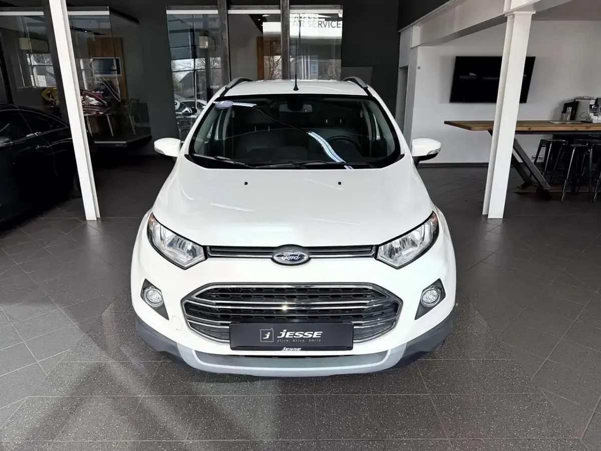 Gebraucht Ford Ecosport Titanium 95 PS (69 kW) 2016 Weiß SUV