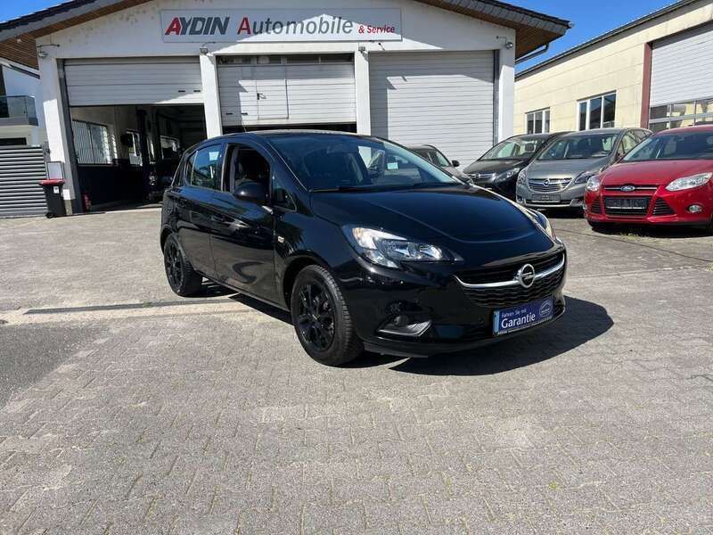 Onyx schwarz Gebraucht 2019 Opel Corsa Edition Kleinwagen | 10.700 € (Guter Preis) - Bild 1/4