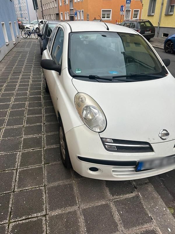 Weiß Gebraucht 2007 Nissan Micra Kleinwagen | 1.300 € - Bild 1/3