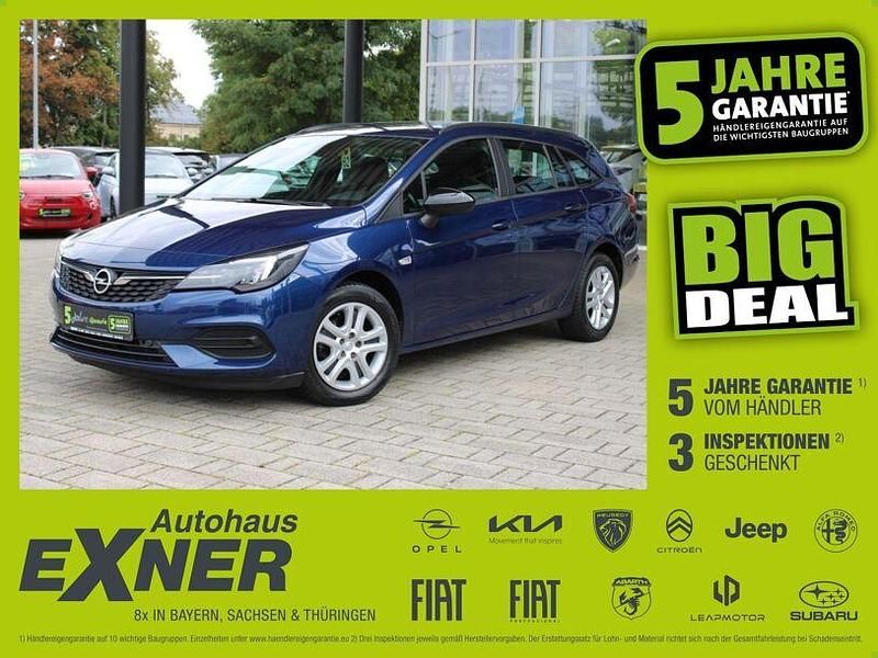 Blau Gebraucht 2022 Opel Astra Edition Kombi | 13.490 € (Superpreis) - Bild 1/4