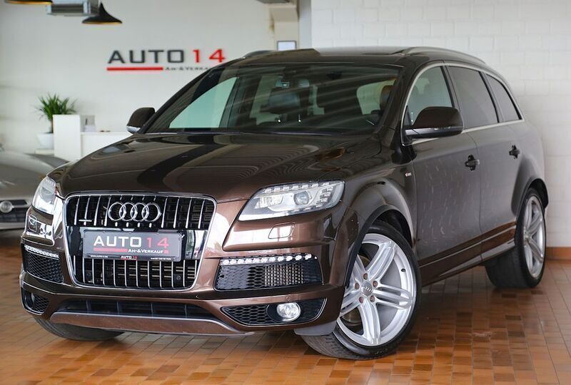 Teakbraun metallic Gebraucht 2013 Audi Q7 S-Line SUV | 24.890 € (Teuer) - Bild 1/4