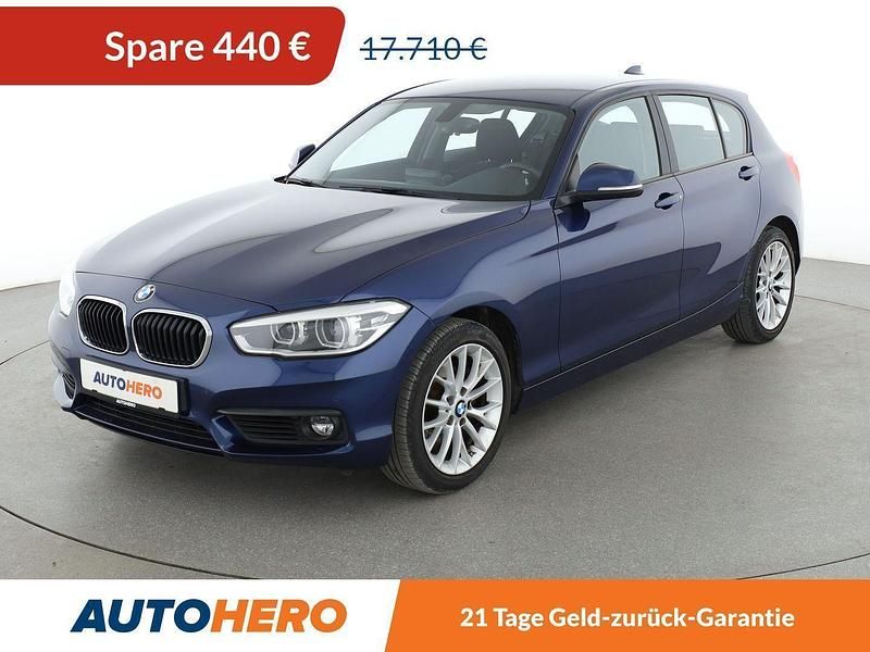 Blau Gebraucht 2017 BMW 120 Advantage Kleinwagen | 16.880 € (Fairer Preis) - Bild 1/3