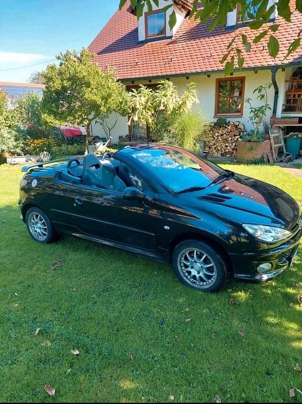 Schwarz Gebraucht 2006 Peugeot 206 Cabrio | 1.350 € - Bild 1/4