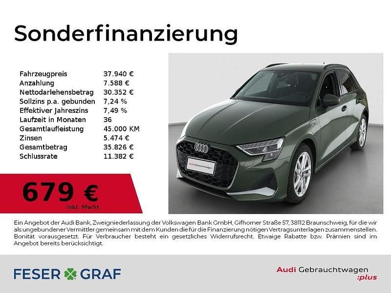 Second-hand Audi A3 Ambiente 204 CP (150 kW) 2025 Verde Berlinǎ