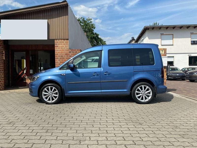 Gebraucht VW Caddy 150 PS (110 kW) 2018 Acapulcoblau metallic Van / Kleinbus