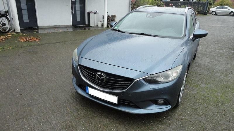 Blau Gebraucht 2013 Mazda 6 Sports-Line Limousine | 7.999 € (Guter Preis) - Bild 1/4