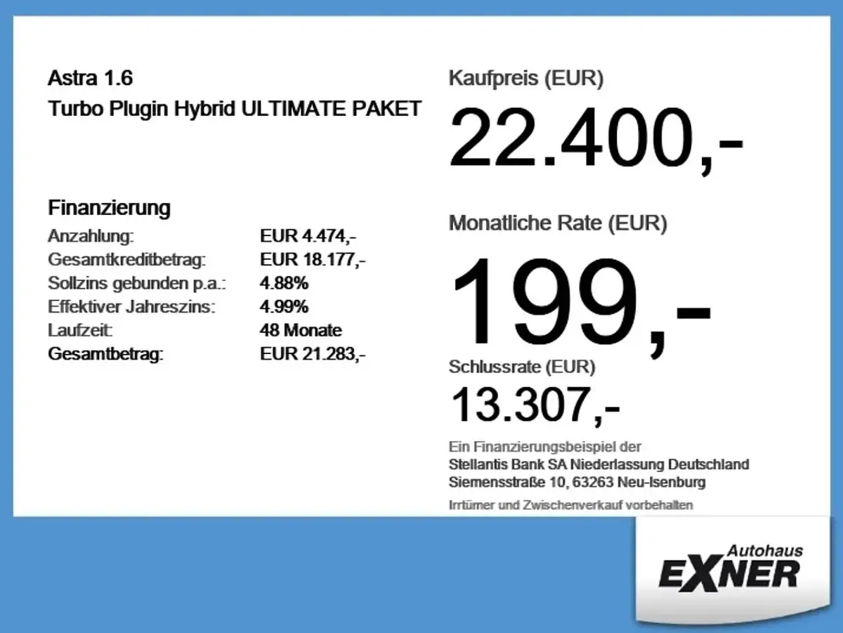 Gebraucht Opel Astra Ultimate 181 PS (133 kW) 2022 Schwarz Kleinwagen