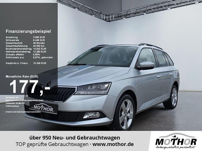 Brilliantsilber Gebraucht 2021 Skoda Fabia Style Kombi | 14.824 € (Fairer Preis) - Bild 1/4