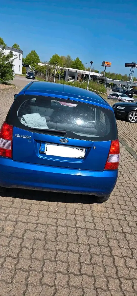 Brugt Kia Picanto 65 HK (47 kW) 2007 Blå Hatchback