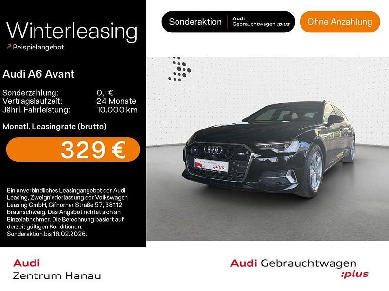 Mythosschwarz metallic Gebraucht 2025 Audi A6 Advanced Kombi | 47.389 € (Guter Preis) - Bild 1/4