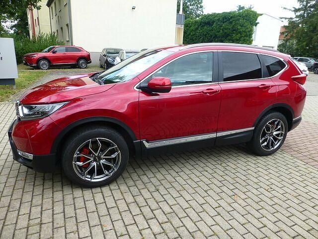 Premium rot Gebraucht 2021 Honda CR-V Hybrid SUV | 31.190 € (Fairer Preis) - Bild 1/2