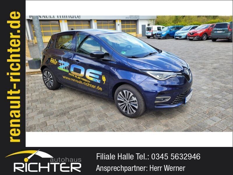 Blau Gebraucht 2023 Renault Zoe Iconic Kleinwagen | 24.995 € - Bild 1/4