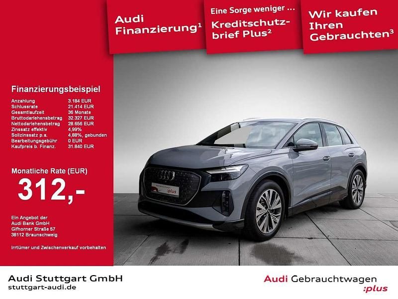 Kieselgrau Gebraucht 2022 Audi Q4 e-tron Ambiente SUV | 31.840 € (Fairer Preis) - Bild 1/2