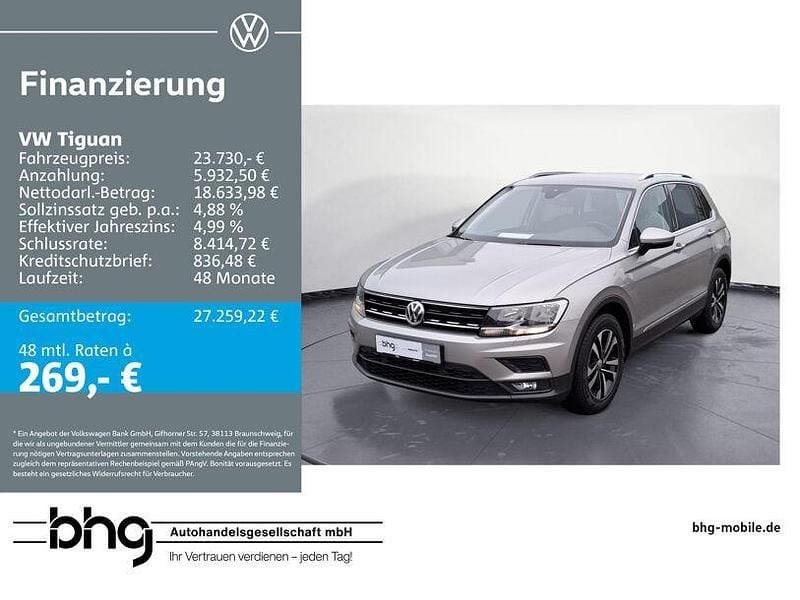Silber Gebraucht 2020 VW Tiguan Comfortline SUV | 23.730 € (Guter Preis) - Bild 1/4