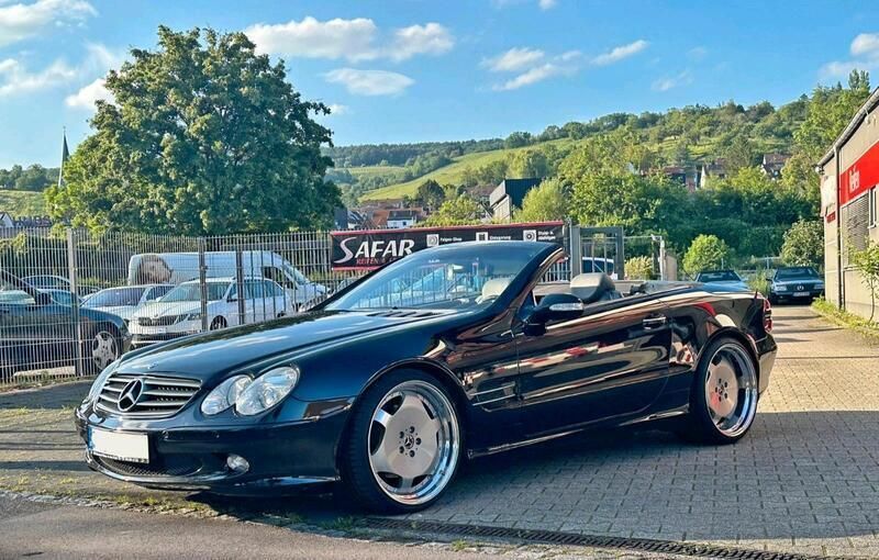 Schwarz Gebraucht 2002 Mercedes SL500 Cabrio | 23.900 € (Fairer Preis) - Bild 1/4