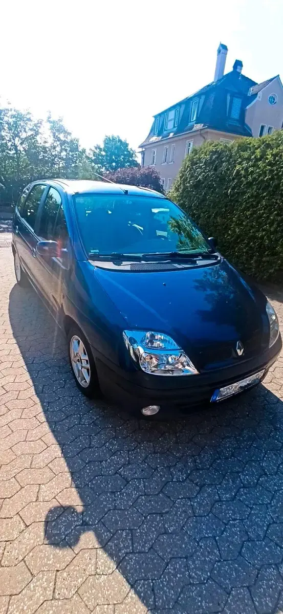 Gebraucht Renault Scénic 107 PS (78 kW) 2003 Blau Van / Kleinbus