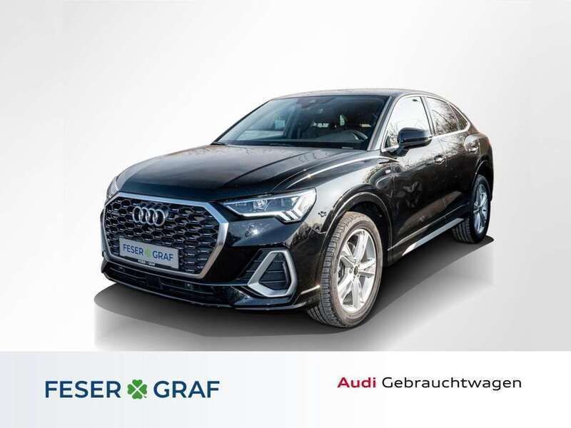 Mythosschwarz metallic Gebraucht 2024 Audi Q3 Sportback S-Line SUV | 42.990 € (Guter Preis) - Bild 1/4