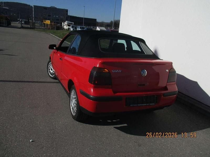 Gebraucht VW Golf Cabriolet 75 PS (55 kW) 1999 Rot Cabrio
