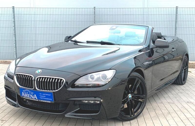 Schwarz Gebraucht 2014 BMW 640 Cabriolet M Sport Cabrio | 20.750 € (Guter Preis) - Bild 1/4